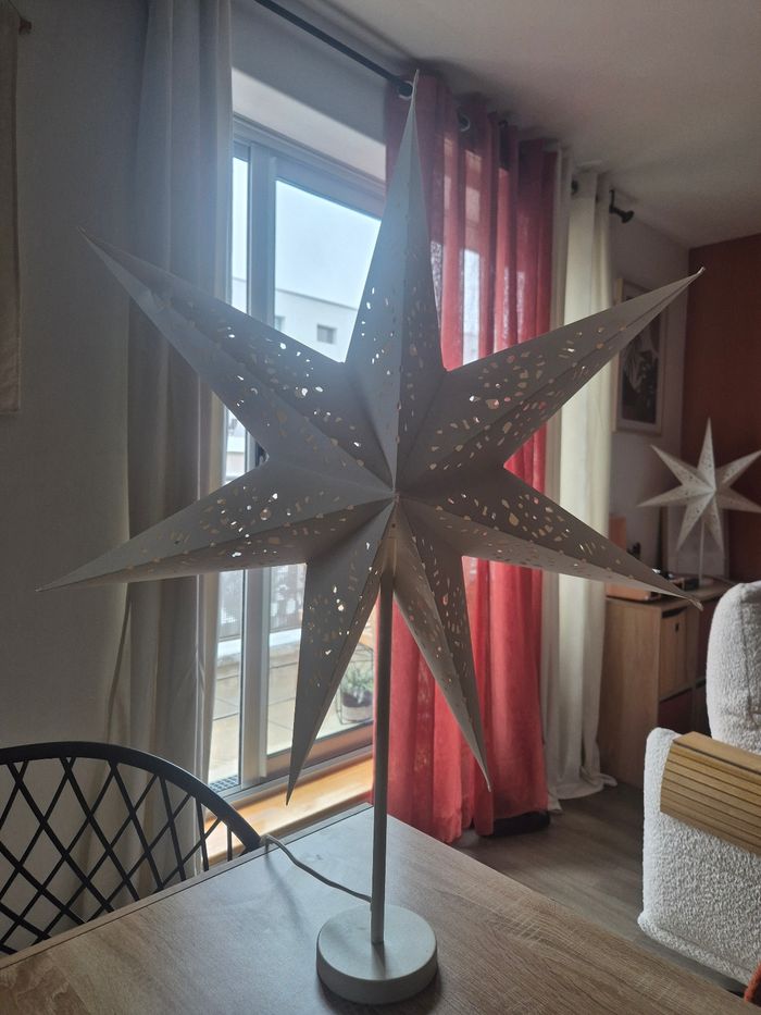 2 lampes étoile ikea - photo numéro 2