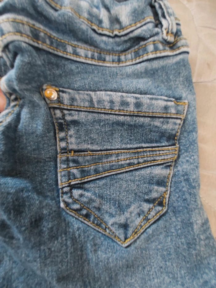Jean slim réglable à la taille - Real Denim - taille 8 ans - photo numéro 3