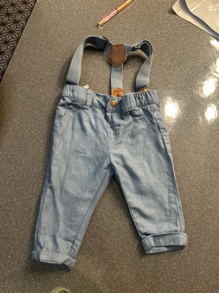 Pantalon + bretelle