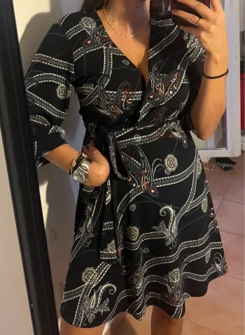 Superbe robe chic parisienne tendance - taille S - neuve