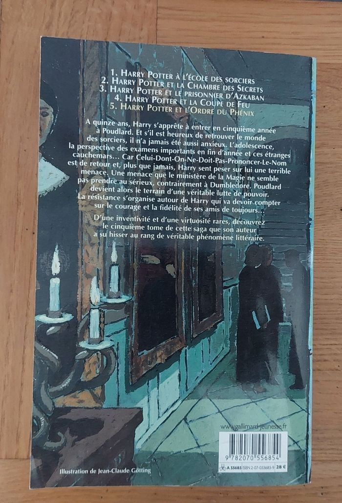 Livre Harry Potter et l'ordre du Phénix - photo numéro 6