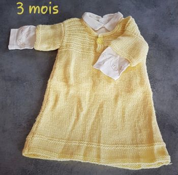 Ensemble robe hiver 3 mois