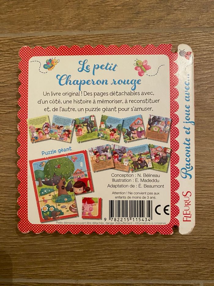 Livre puzzle le petit chaperon rouge - photo numéro 4