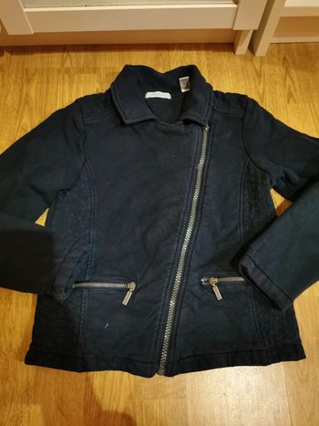 Gilet perfecto marine fille 8Y Okaidi