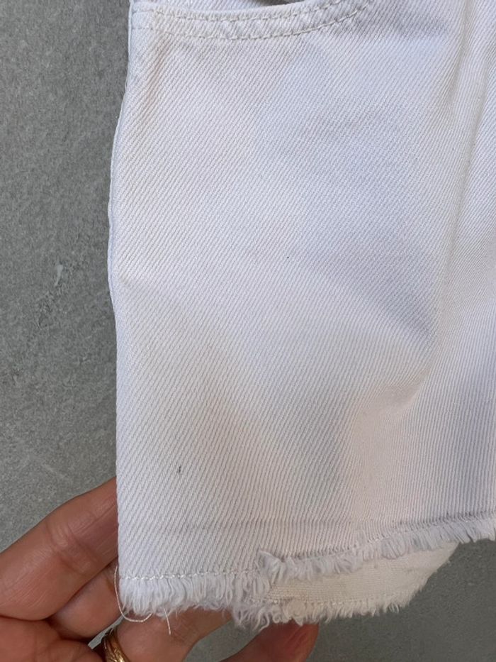 Ensemble short en jean blanc Zara 4-5 ans et tee shirt bleu Zara - photo numéro 8