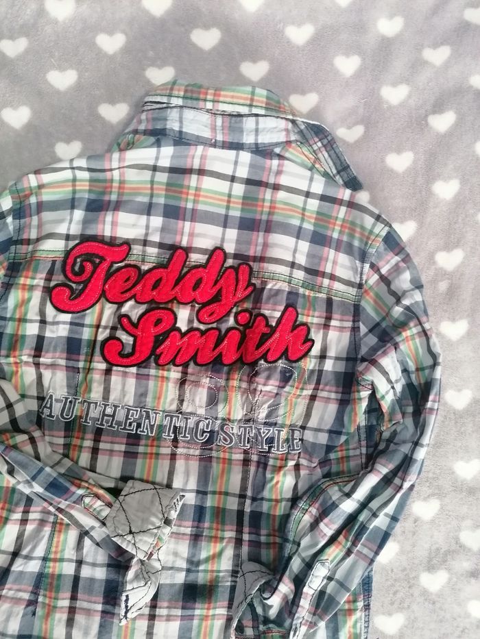 Chemise manches longues Teddy Smith ❤️ garçon 12 ans - photo numéro 6