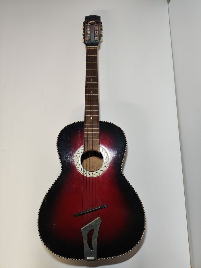 Guitare Made in Germany 40 50 60 1940 1950 Acoustique Acoustic Old Vintage Rare Hawe - photo numéro 2