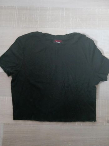 tee-shirt Jennyfer noir taille S