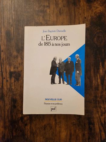 Livre : L'Europe de 1815 à nos jours