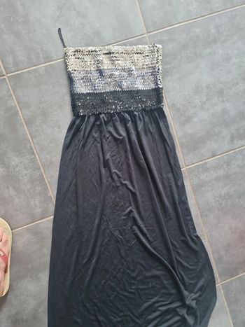 Robe bustier longue S 36 38 Morgan noire