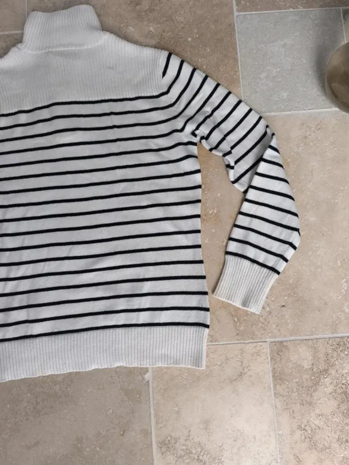 Pull-over coton col boutonné femme Lauren Ralph Lauren taille M - photo numéro 12