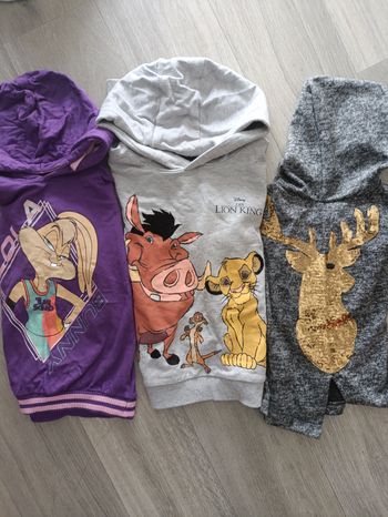 Sweat à capuche fille 6 a