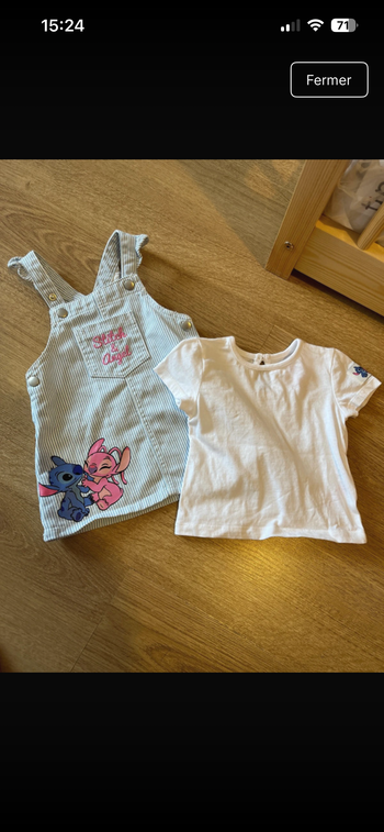 salopette avec tee shirt