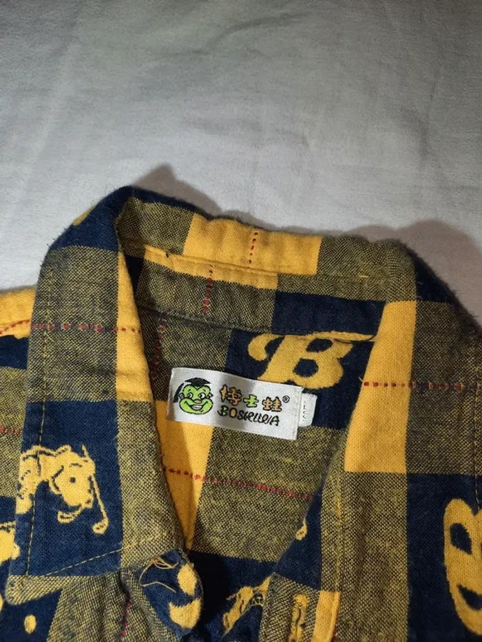 Chemise à carreaux et à motifs vintage boshiwa - photo numéro 6