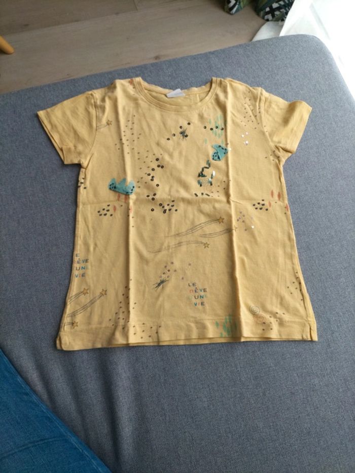 T-shirt Zara jaune