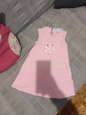 Robe Minnie rose taille 36 mois