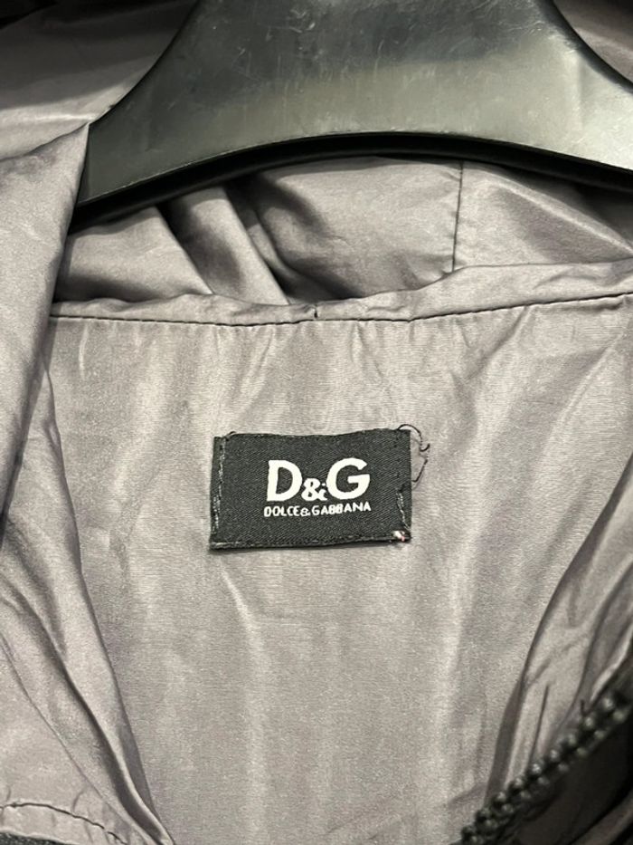 Veste coupe vent imperméable homme Dolce & Gabbana M 38 noir capuche - photo numéro 7