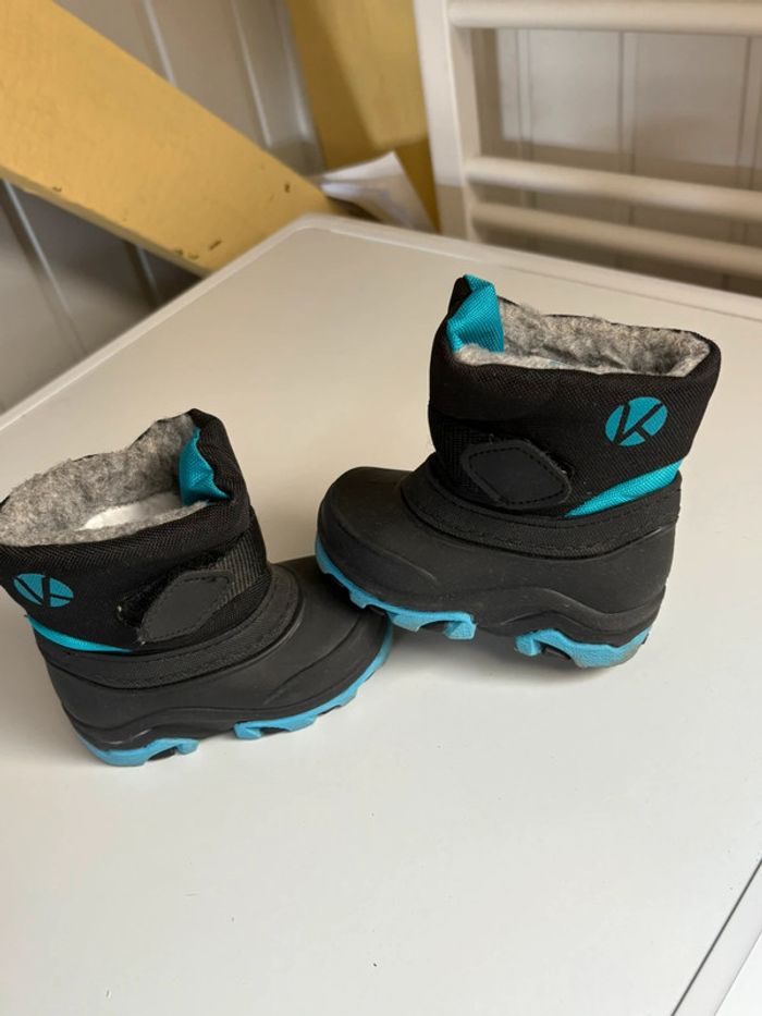 Après ski bébé taille 18/19, neige, hiver, botte - photo numéro 4