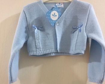 Boléro, bleu, 6 mois, Sardon