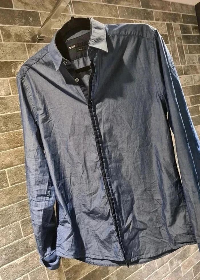 Chemise Jules M 38 bleue jean - photo numéro 4