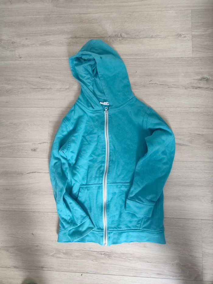 Veste zippée à capuche 10 ans - photo numéro 3