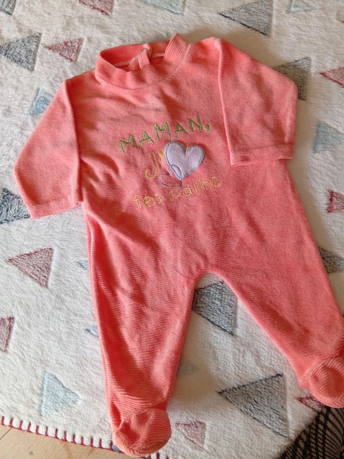 Pyjama maman j'aime tes câlins - photo numéro 2