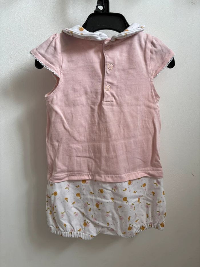 Pyjama été rose fruits Sergent Major 3 mois - photo numéro 5
