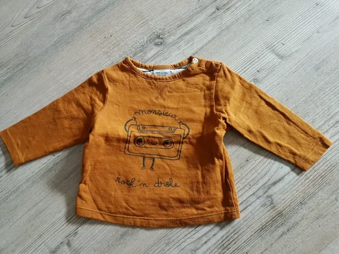 T shirt manches longues TAO 12 mois - photo numéro 2
