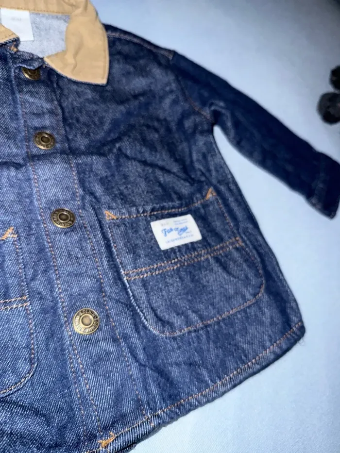 Veste en jeans 9 mois - photo numéro 3