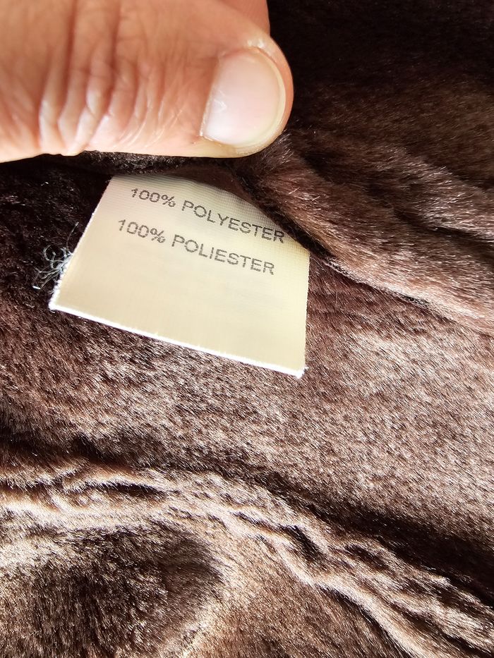 Manteau à capuche fausse fourrure aspect suédine Maison 123 Taille 36 - photo numéro 6