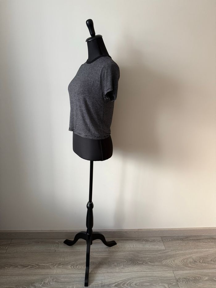 Tops court Pull & Bear – S – Noir – - photo numéro 3
