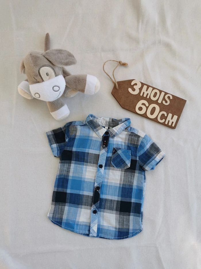 Chemisette 👣 chemise manches courtes, orchestra, 3 mois