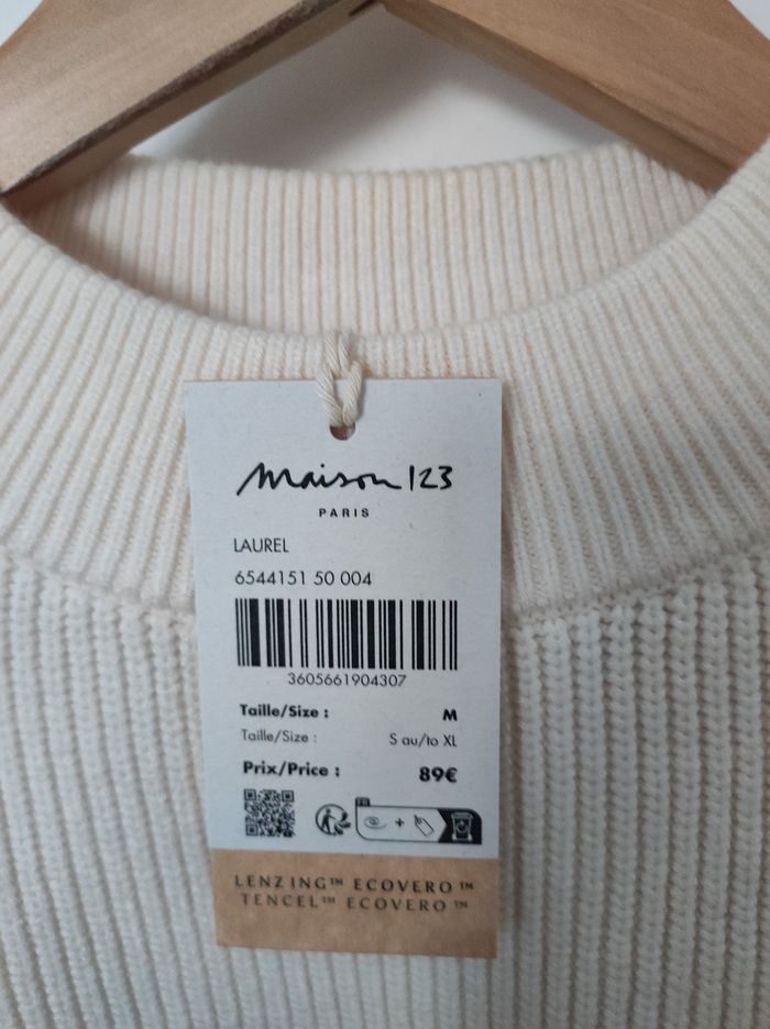 Pull NEUF Marque 123 AVEC étiquette - photo numéro 3
