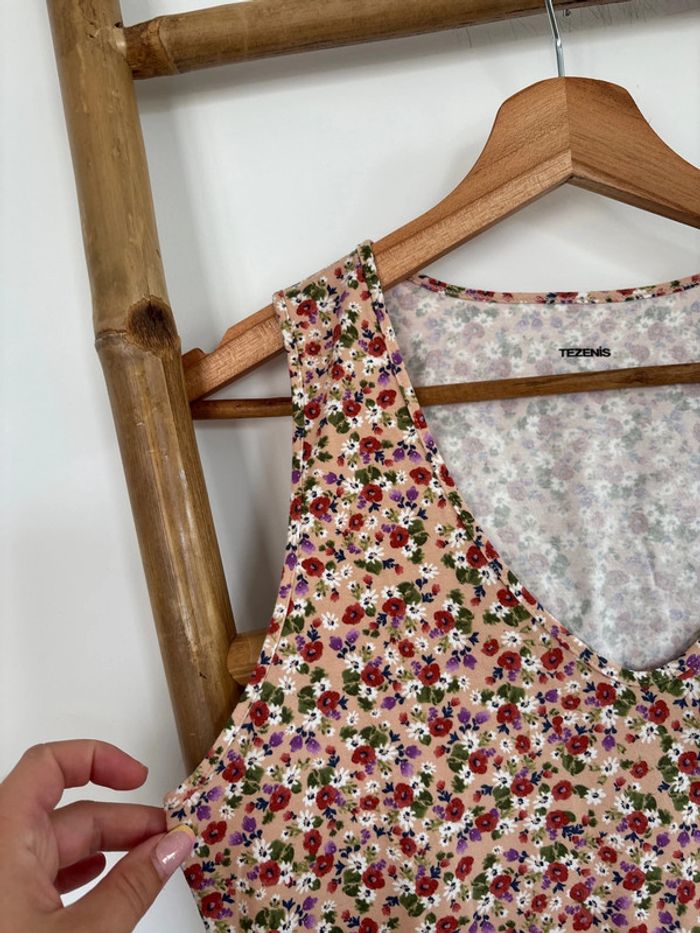 Débardeur à fleurs tezenis taille M - photo numéro 3