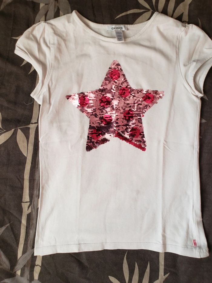 Lot de 2 t-shirts Okaïdi taille 12 ans - photo numéro 5
