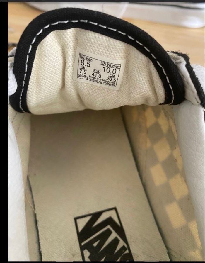 Vans Old Skool Checkerboard neuves taille 41 - photo numéro 4