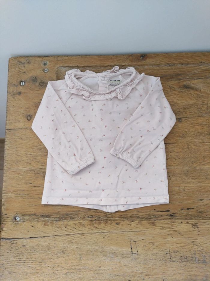 T-shirt manches longue 6 mois 63-69cm