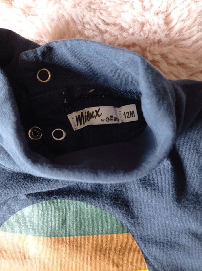 Sous-pull col roulé 12 mois - photo numéro 3