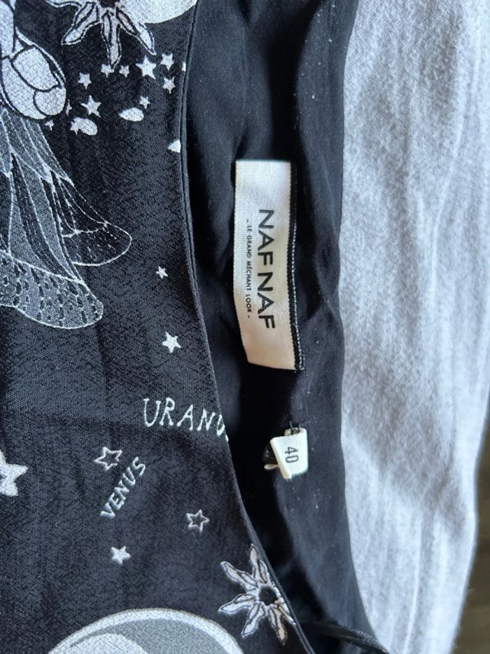 Robe courte à longues manches Naf-Naf - photo numéro 4