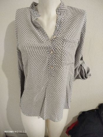 #kytieLfemme. Chemise tunique manches retroussable taille L