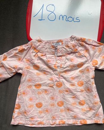 Blouse manches longues 18 mois