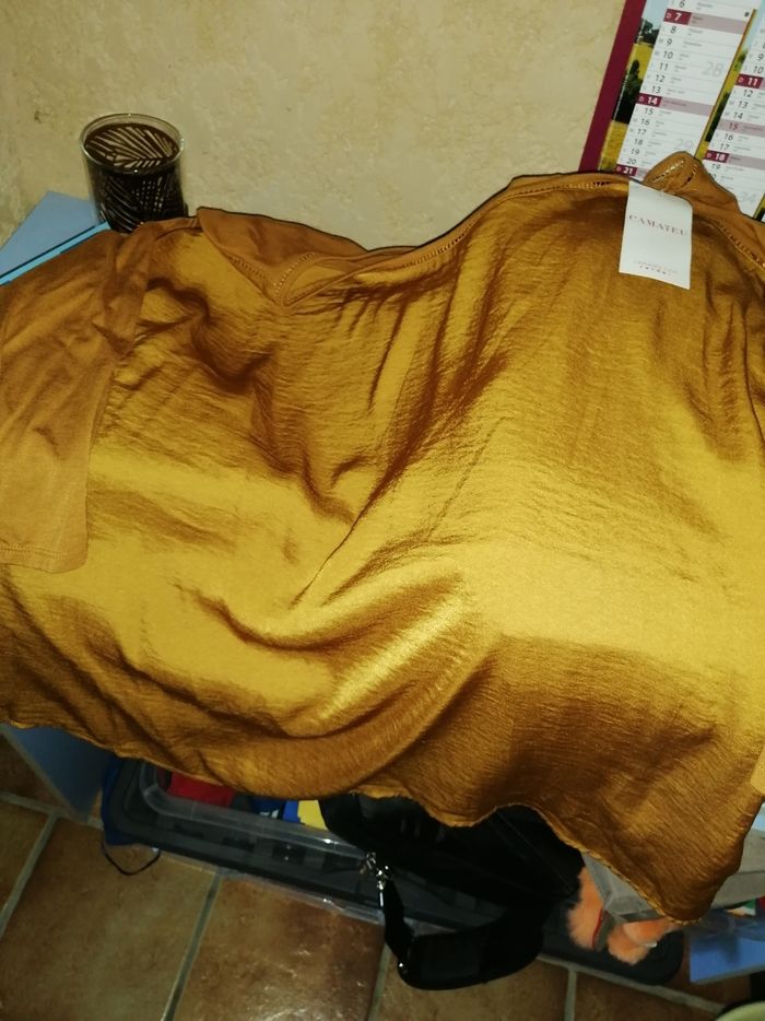 Tea shirt moutarde - photo numéro 5