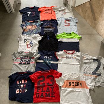 Lot de 16 tee shirt 3/4 ans