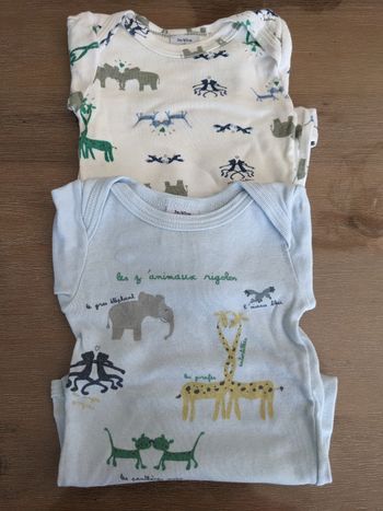 Lot de 2 bodies manches longues