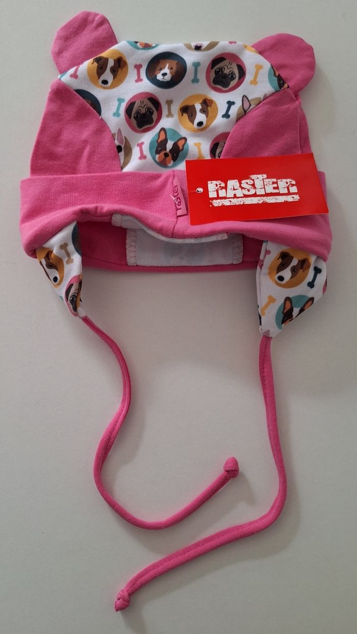 Bonnet imprimé bébé fille - photo numéro 3