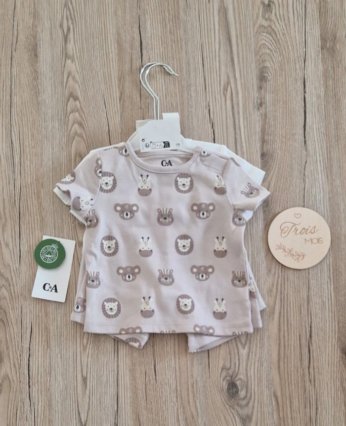 Lot de 2ensembles bébé garçon 3mois - photo numéro 3