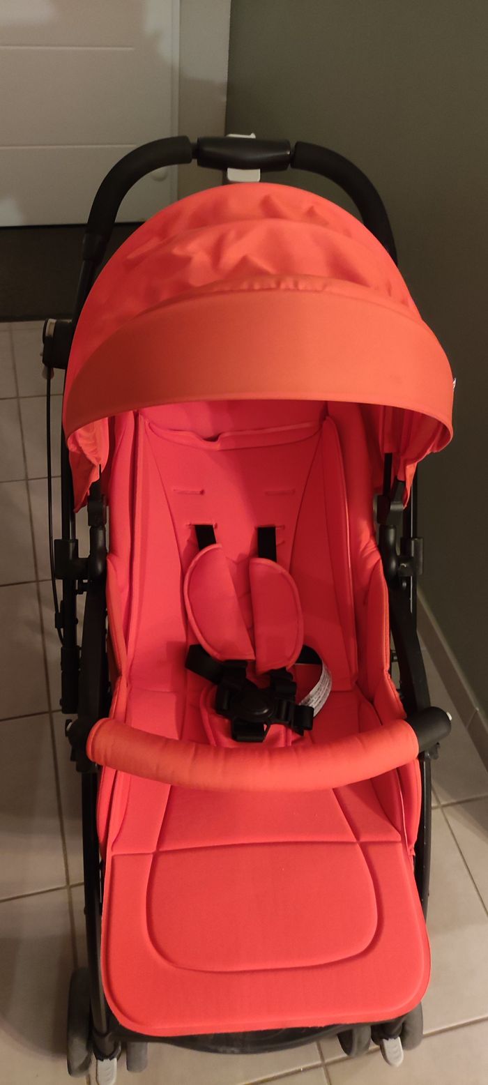 Poussette réversible 1er âge Prémaman Orchestra rouge - photo numéro 3