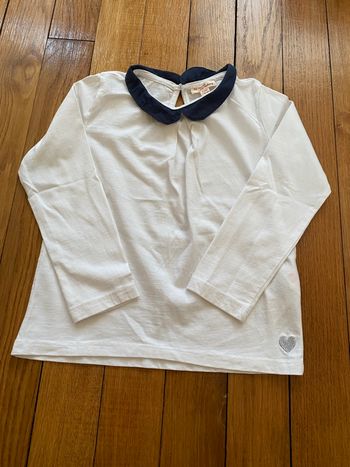T-shirt col Claudine taille 5 ans 
