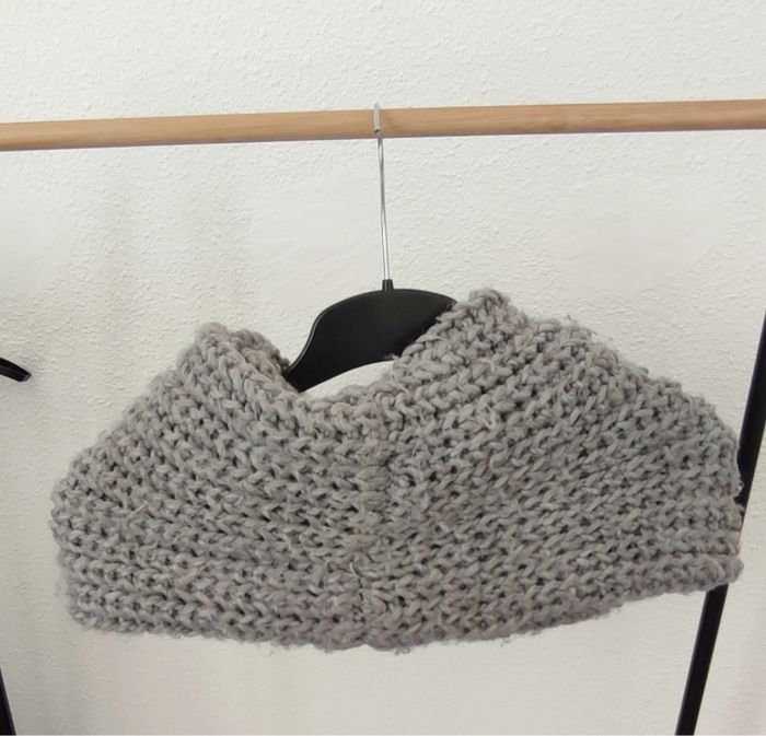Snood gris maille apparente Primark - photo numéro 2