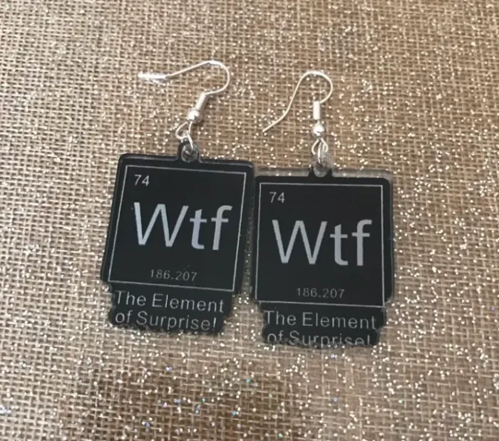 Boucles d’oreilles WTF